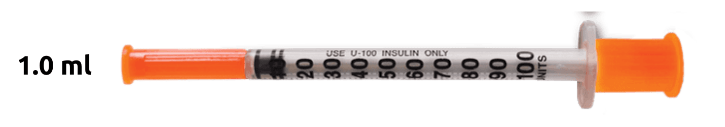 1.0 mL syringe